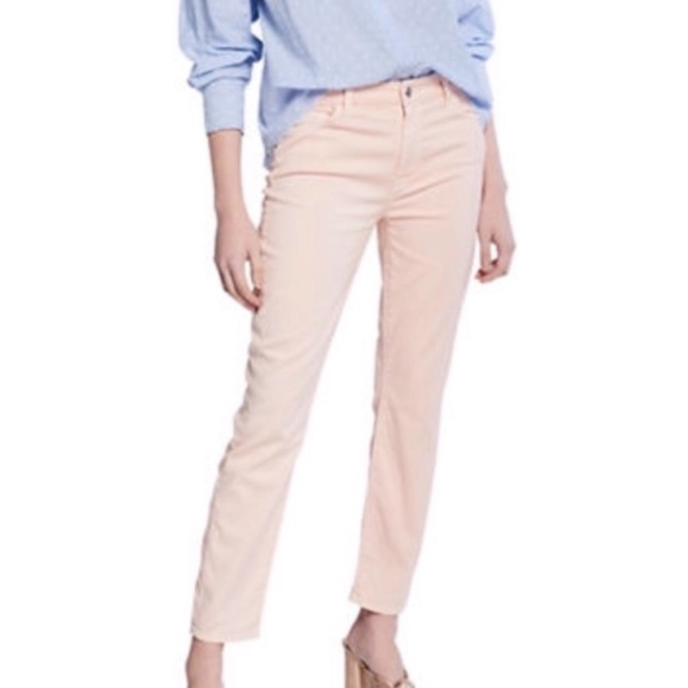 7 For All Mankind Jen 7 Ankle Cream Skinny Jeans Size 00